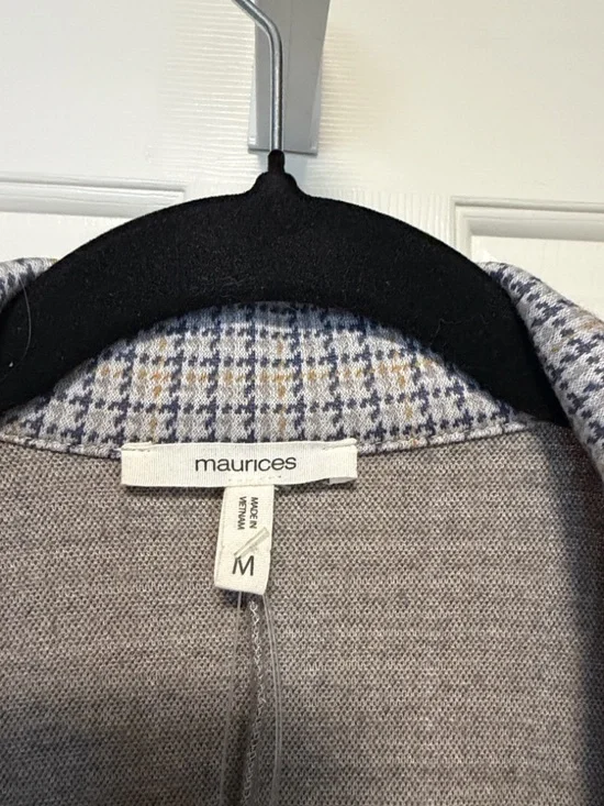 Maurices Plaid Blazer - Gray & Blue - Picture 4 of 5